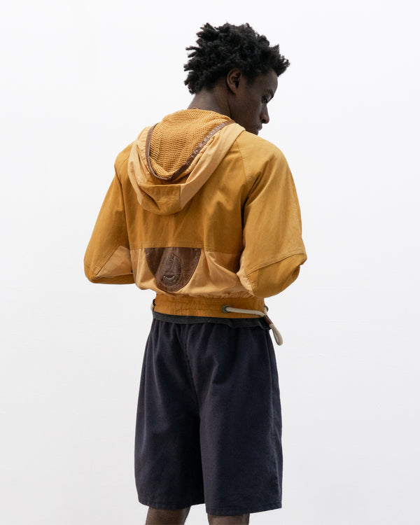 1980s leather bomber jacket