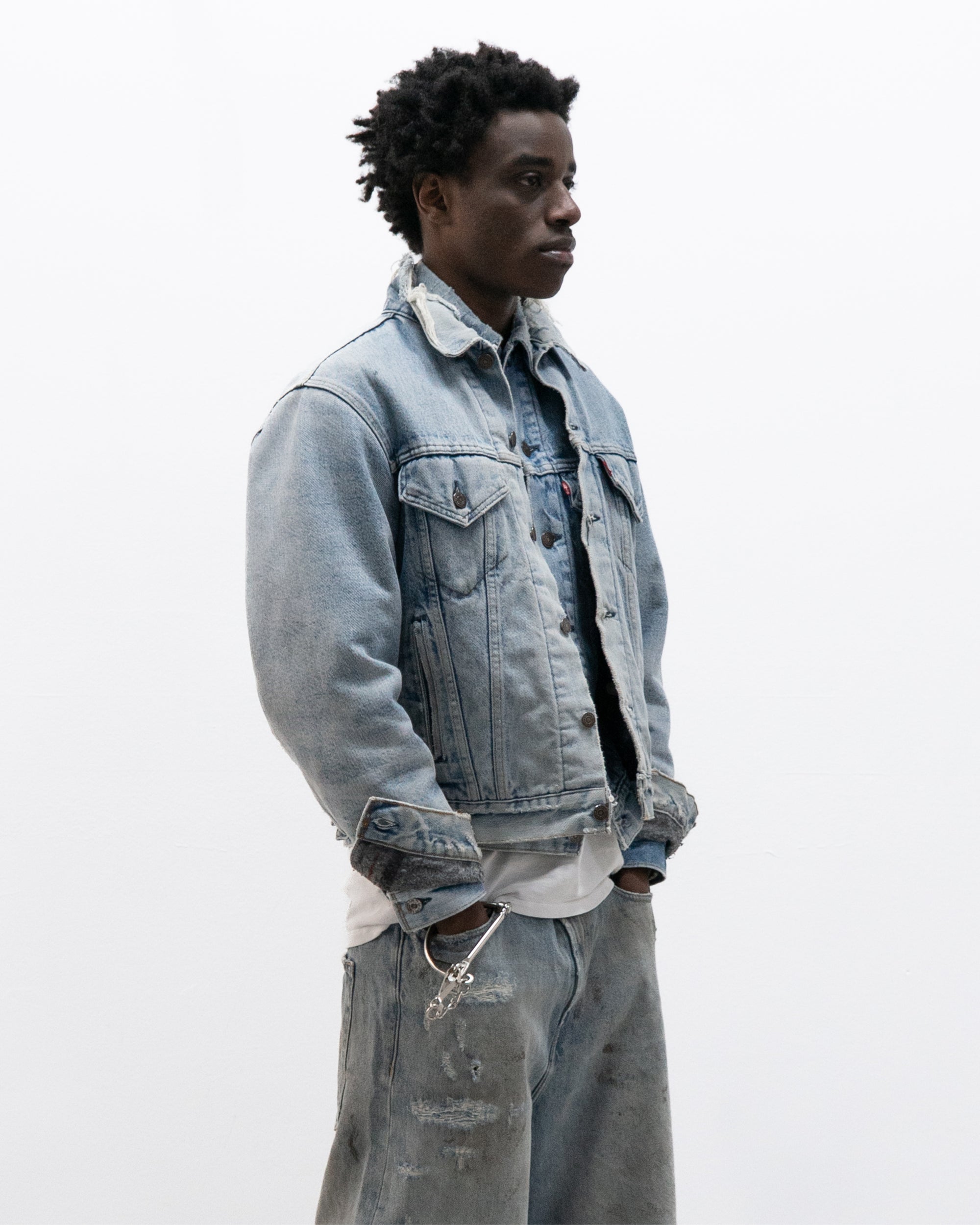 1980s levi's blanket lined type 3 denim jacket