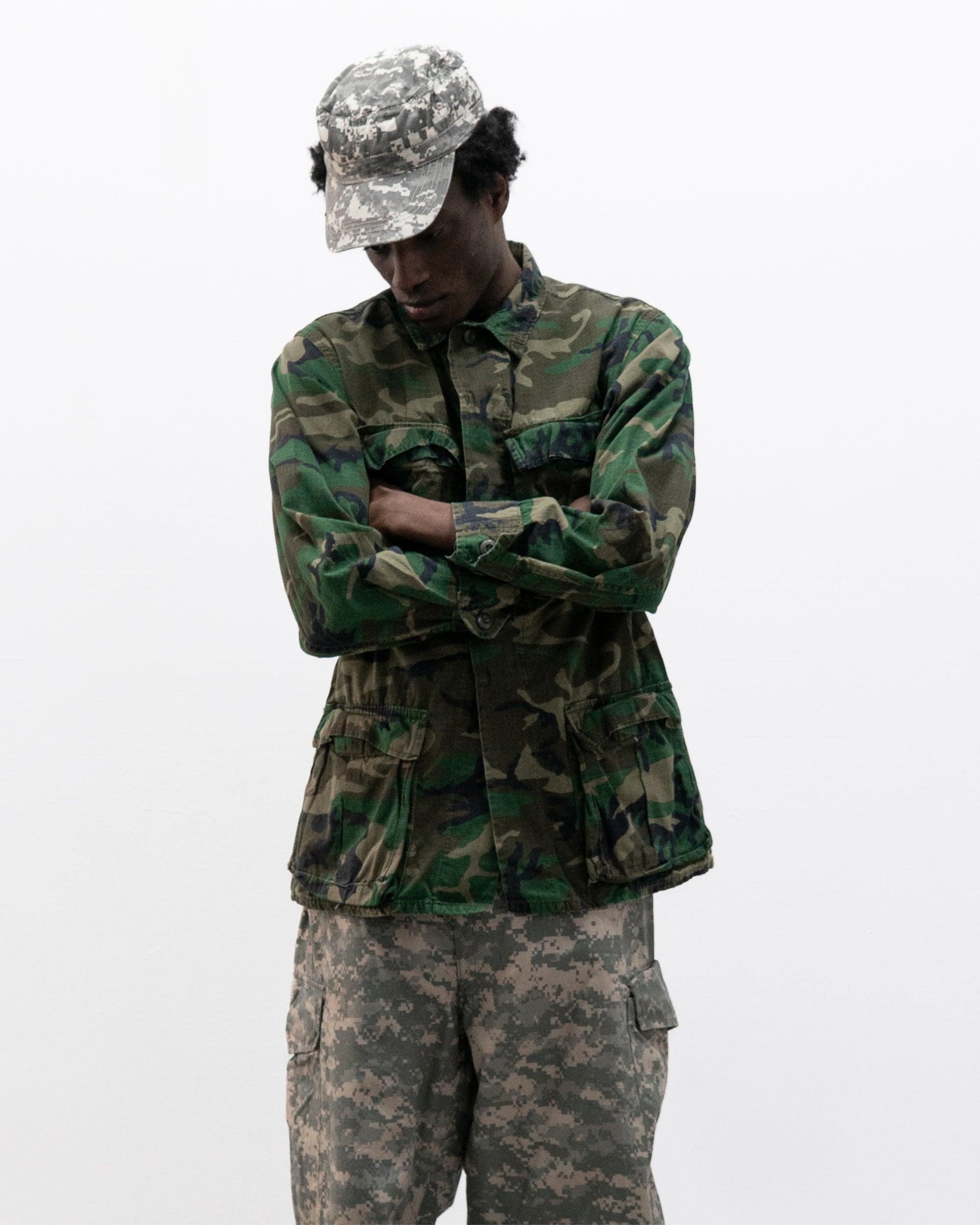 1980s us army woodland ribstop field jacket