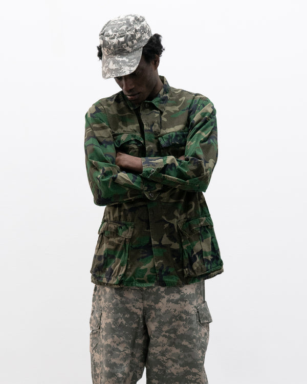 1980s us army woodland ribstop field jacket