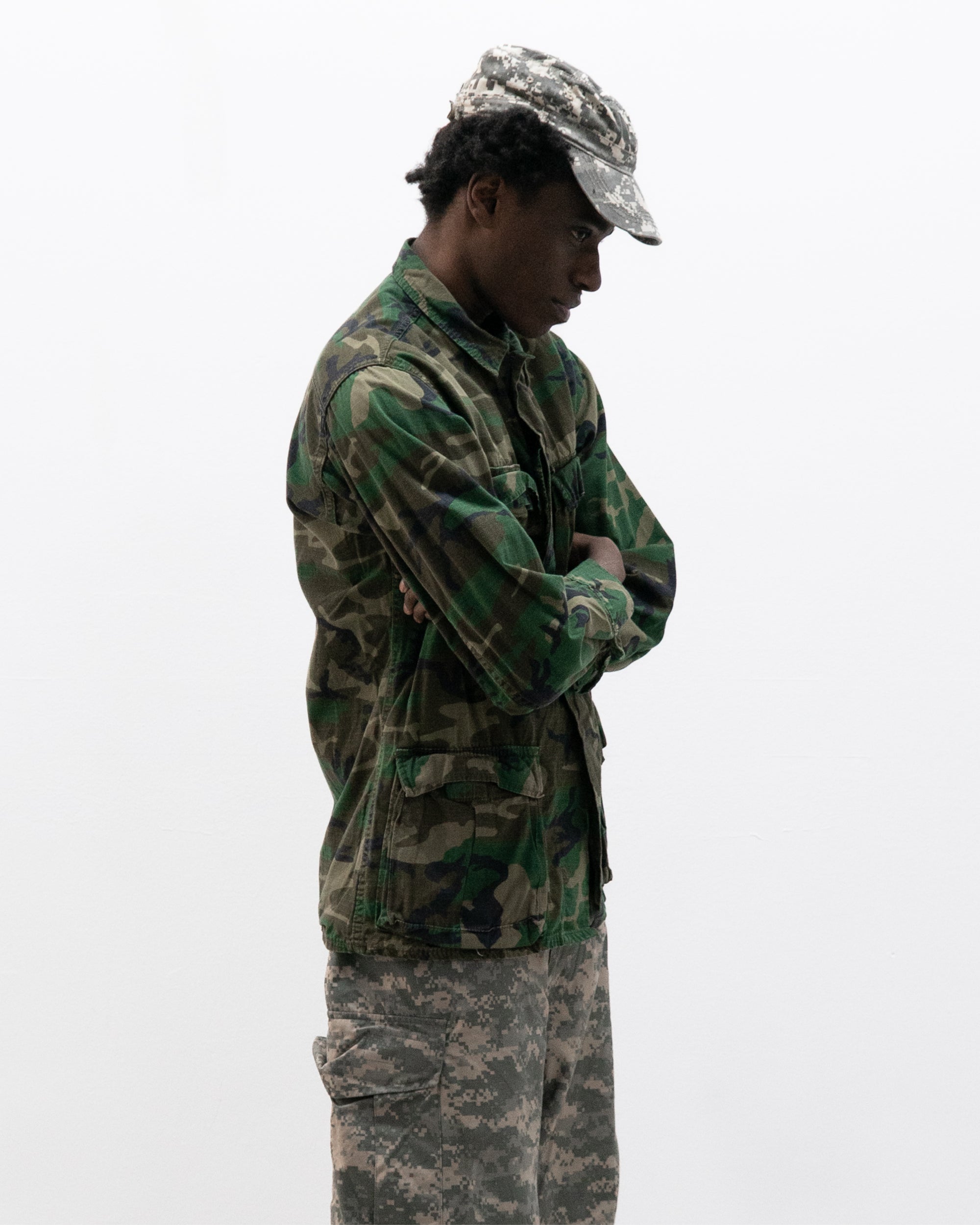 1980s us army woodland ribstop field jacket