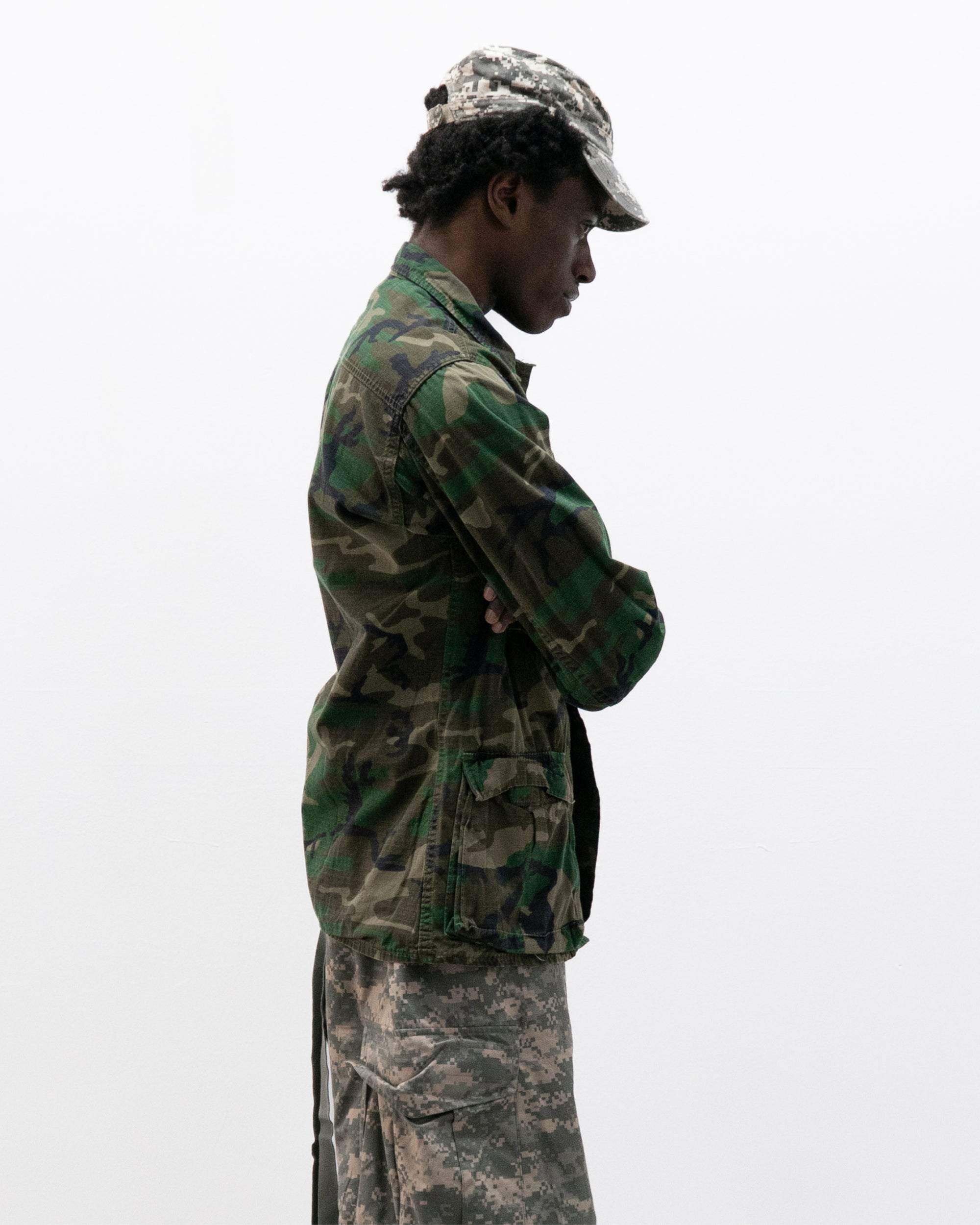 1980s us army woodland ribstop field jacket