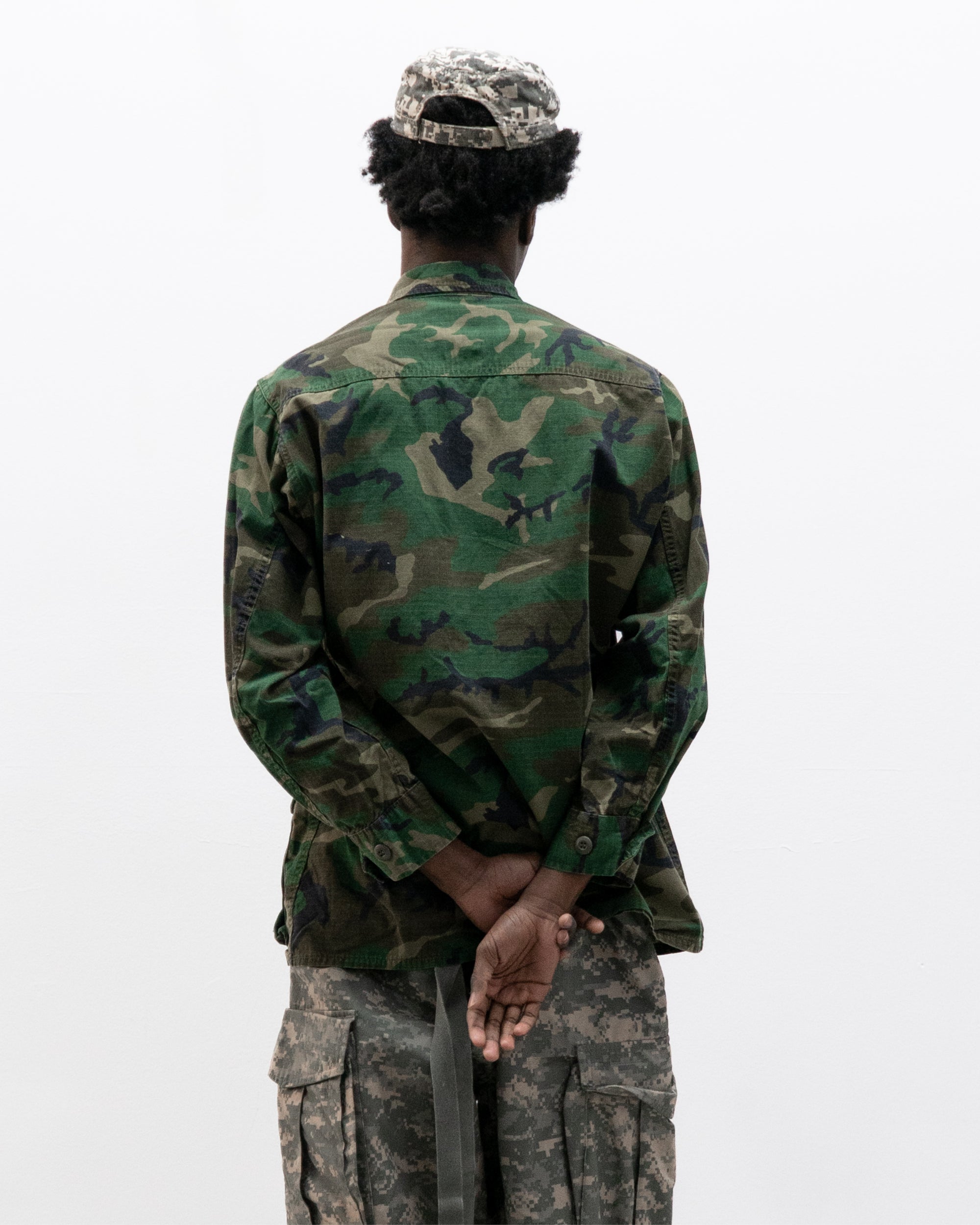 1980s us army woodland ribstop field jacket