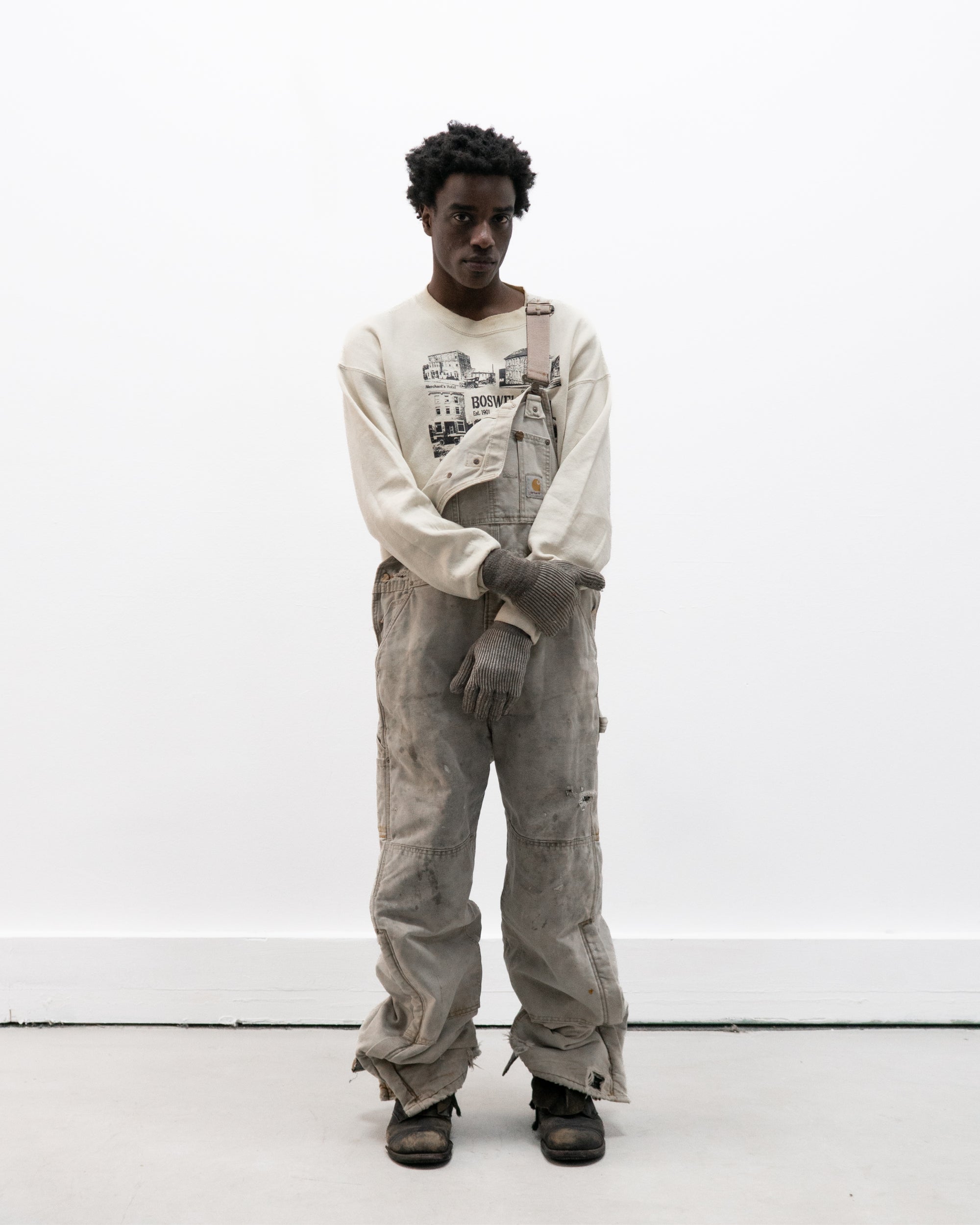 1980s carhartt thermal dungarees