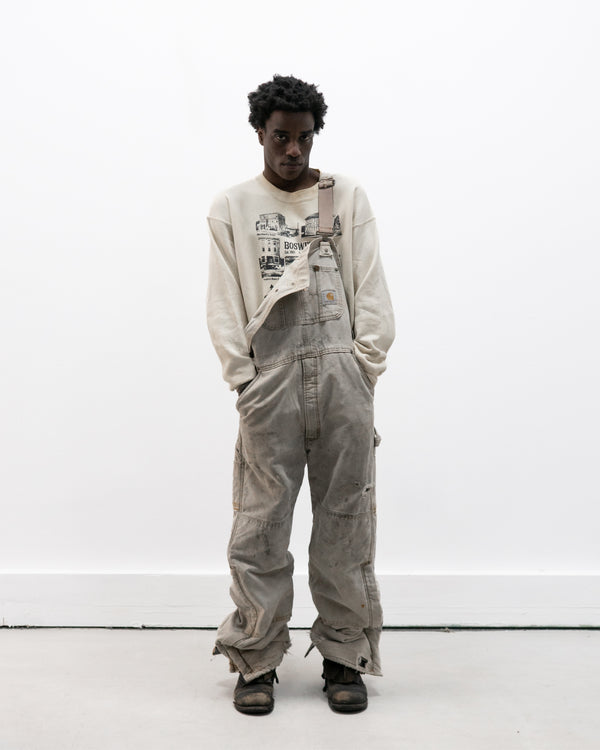 1980s carhartt thermal dungarees