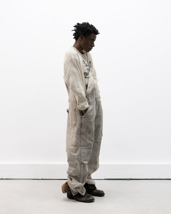 1980s carhartt thermal dungarees