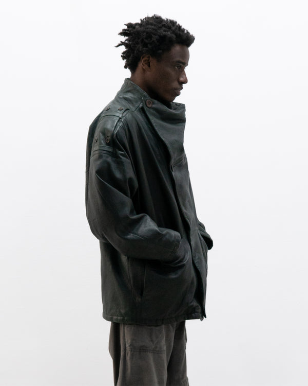 1980s italian brand leather jacket