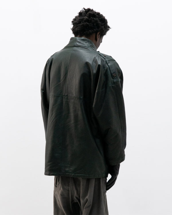 1980s italian brand leather jacket