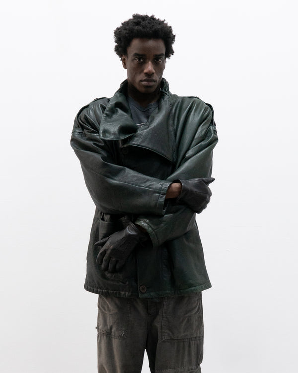 1980s italian brand leather jacket