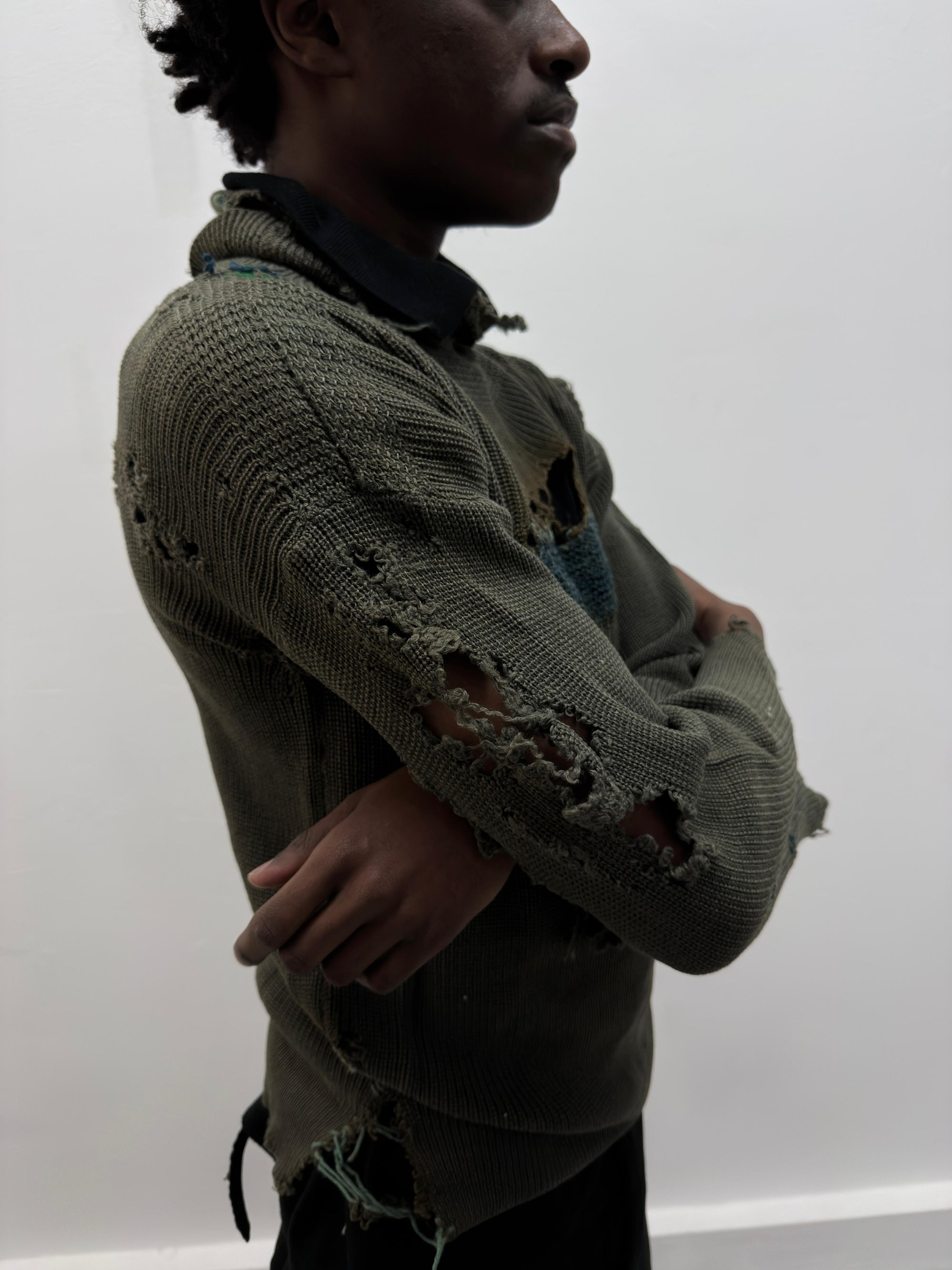 1940s german turtleneck knit