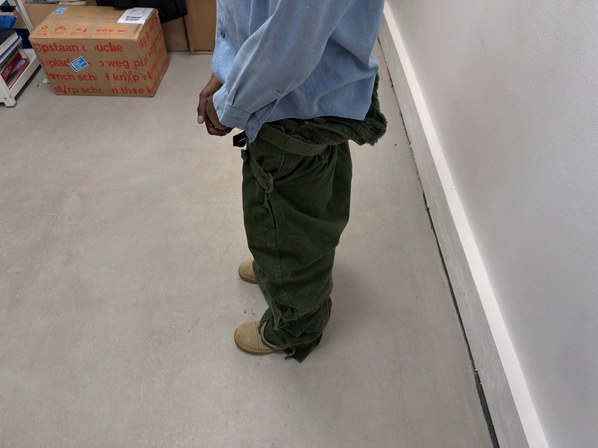 1960s swedish extreme cold weather motorcycle trousers