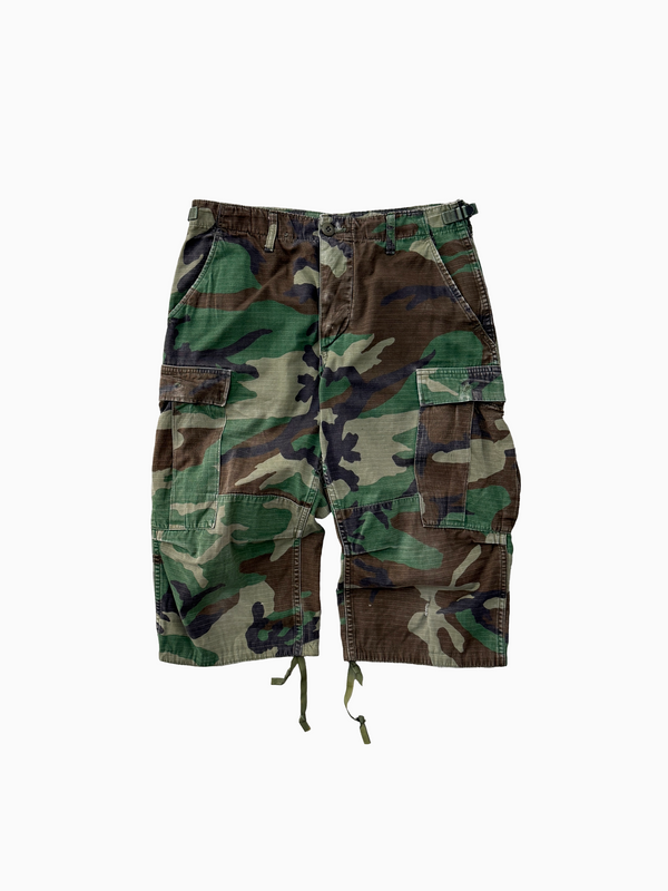 zweite hand werk battle dress uniform capri shorts