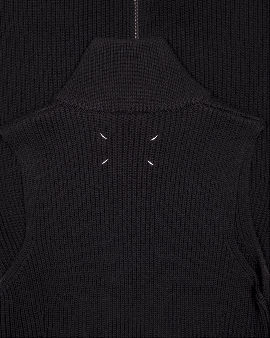 Maison Margiela Rib Knit Zip Up Dress - AW13