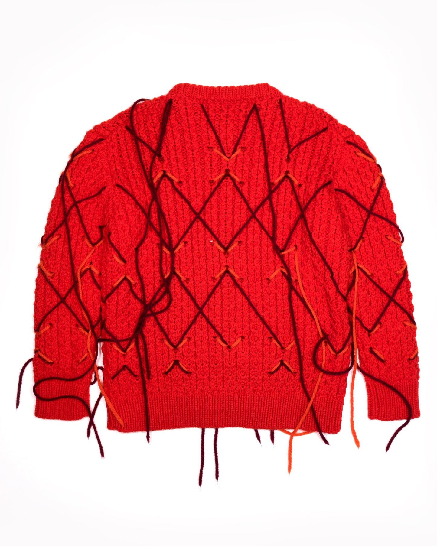 Calvin Klein 205W39NYC Tasseled Spiderweb Sweater - AW18