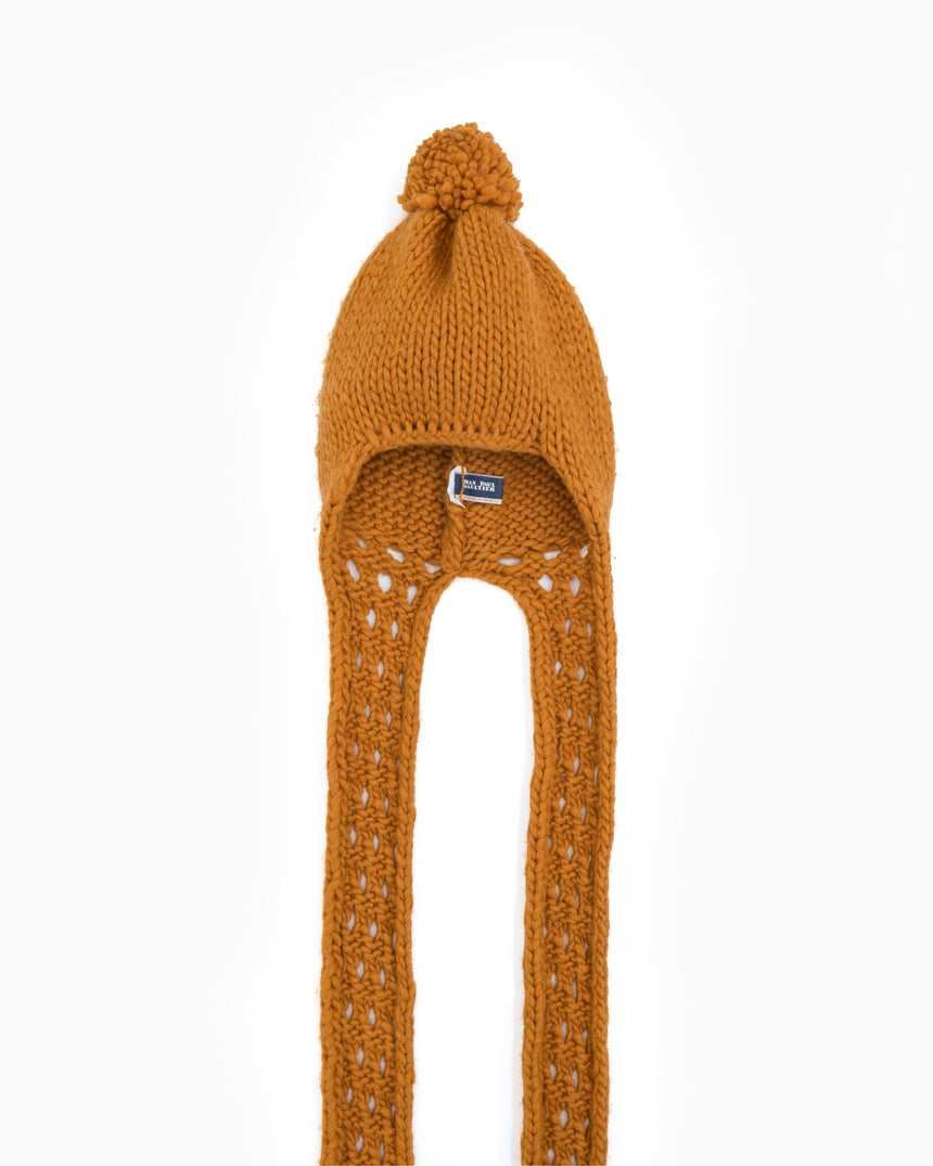 Jean Paul Gaultier Knitted Hat with Scarf